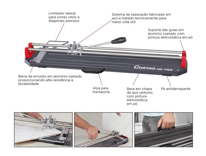 Cortador Piso Profissional HD  750 - Cortag