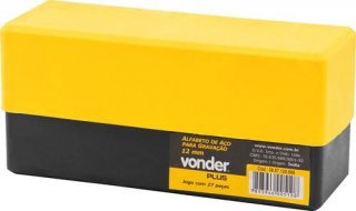 Alfabeto/punção De Aço Para Gravação - Vonder