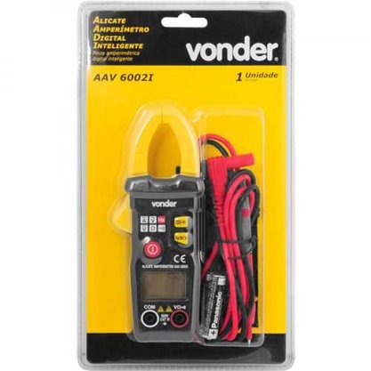 Alicate Amperímetro Digital Iinteligente AAV6002I - Vonder
