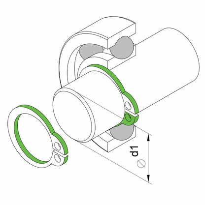Alicate Para Anéis Externo Curvo - Tramontina Pro