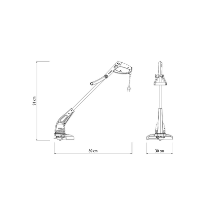 Aparador de Grama Elétrico AP1000T com Diâmetro de Corte de 280 mm 1000 W 220 V - Tramontina PRO
