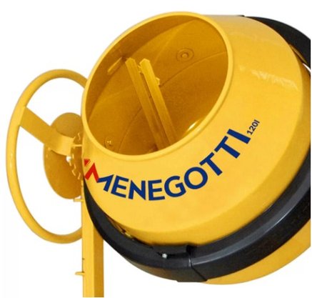 Betoneira Com Motor 120lt 1/2 Cv - Menegotti