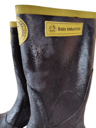 Bota Borracha Cano 35cm Bico Aço - Bata