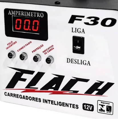 Carregador De Bateria 30A 12v - Flach