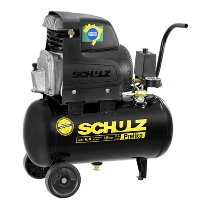 COMPRESSOR AR  6,6/20-MON. 1,5HP PRATIKO COM RODAS