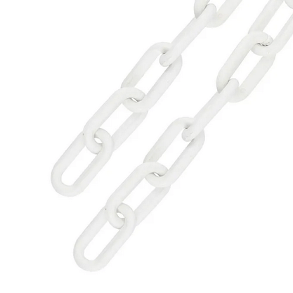 Corrente Plástica Branca 8mm (Preço Por Metro) - Plastcor