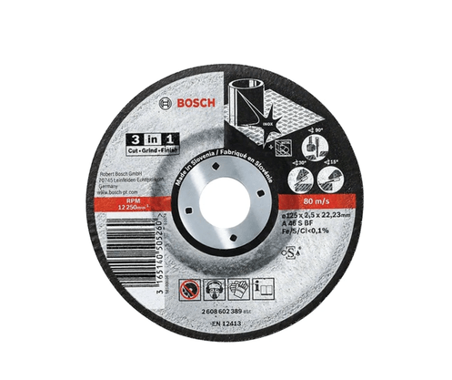 DISCO CORTE  5 X 2,5MM X 7/8  3 EM 1