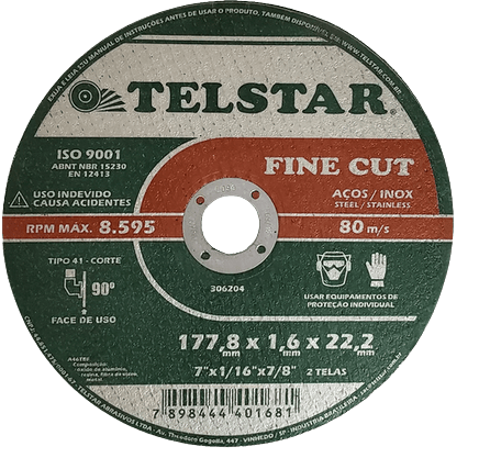 Disco Corte Fine Cut - Telstar