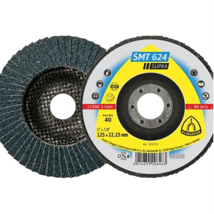 Disco Flap 7" SMT 624 Supra Alta Taxa De Remoção Klingspor
