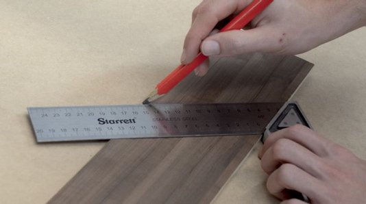Esquadro Carpinteiro Com Cabo Alumínio 300mm - Starrett