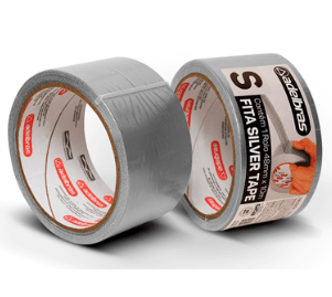 Fita Multiuso Tipo Silver Tape prata 48mm x 5 m - Adelbras