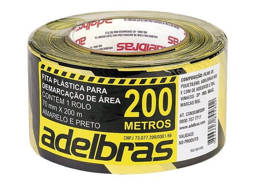Fita Zebrada 7 X 200m - Adelbras