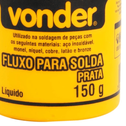 Fluxos Para Soldas Brasagem E Soldas Branda Prata Vonder