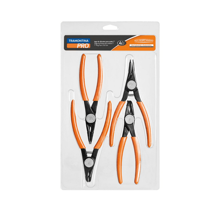 Jogo de Alicates para Anéis 4 Peças - Tramontina PRO