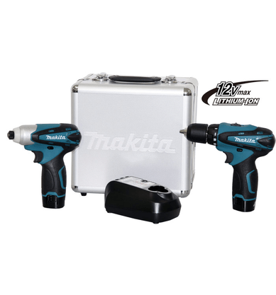 Kit Parafusadeira / Furadeira + Parafusadeira de Impacto – Makita