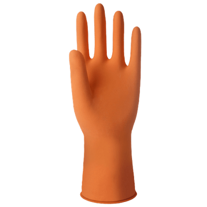 Luva Látex Plus Laranja - Sanro