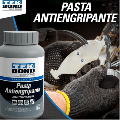 Pasta Cinza Antiengripante 230g Alta Temperatura Tek Bond
