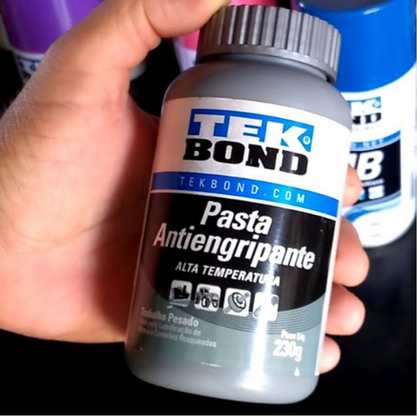 Pasta Cinza Antiengripante 230g Alta Temperatura Tek Bond