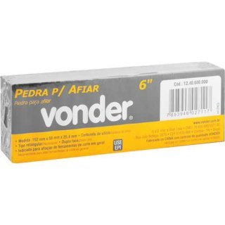 Pedra De Afiar Dupla 6" - Vonder