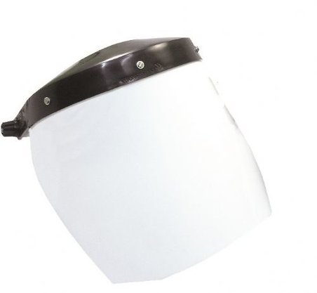 Protetor Facial Incolor 200MM Com Catraca - Carbografite