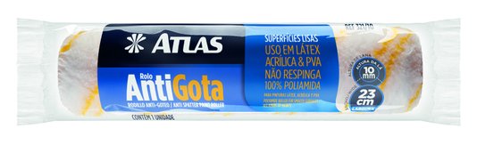 Rolo Lã Sem Cabo 23cm Anti-Gota - Atlas