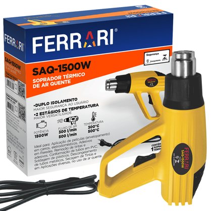 Soprador Térmico 1500W - Ferrari