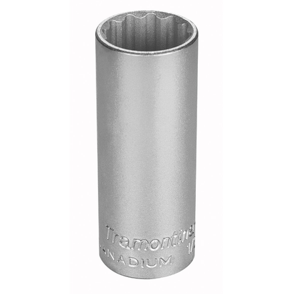 Soquete Estriado Longo Milímetros encaixe 1/2" - Tramontina Pro