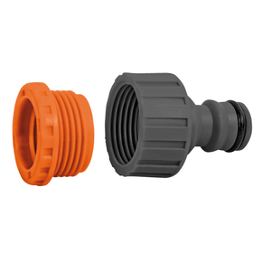 Adaptador Fêmea com Rosca 3/4" e Redução 1/2" em Plástico para Jardim - Tramontina