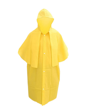 Capa De Chuva Pvc Forrada Morcego - Plastcor