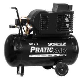 Compressor Ar  7,4/50 - Mon. 1,5Hp Pratic Air - Schulz