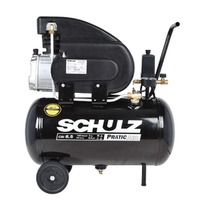 Compressor Ar  8,5/25 - Mon. 2Hp Pratic Air Com Rodas - Schulz