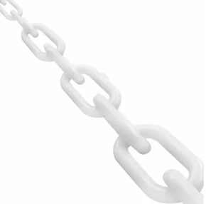 Corrente Plástica Branca 8mm (Preço Por Metro) - Plastcor