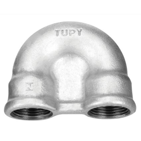 Curva Galvanizada de Retorno Fêmea/Fêmea - Tupy para a condução de água, gás, vapor e óleo