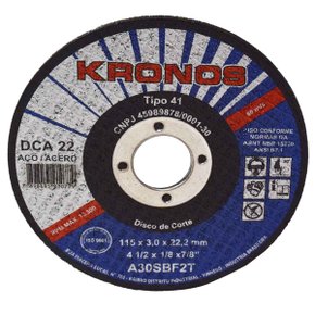 Disco Corte  4.1/2 x 1/8 x 7/8 - Kronos