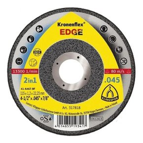 Disco Corte  4.1/2X1,2MMX7/8 Edge Inox - Klingspor