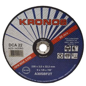 Disco Corte  9 x 1/8 x 7/8 - Kronos