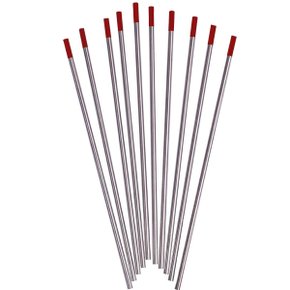 Eletrodo Tungstênio - 2%  Ponta Vermelha - Energyarc