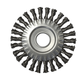 Escova Aço Tubular Trançada 4.1/2 X 14 - Abrasfer