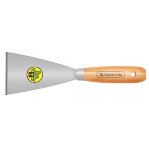 Espátula Rígida em Aço Carbono com Cabo de Madeira - Tramontina