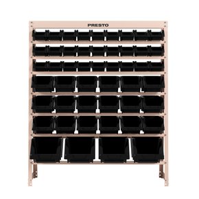 ESTANTE AÇO C/ GAVETA  49/M PRETA