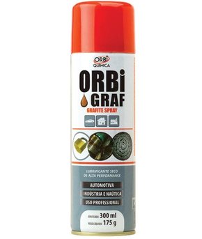 Grafite Spray 300ml 175g - Orbi química