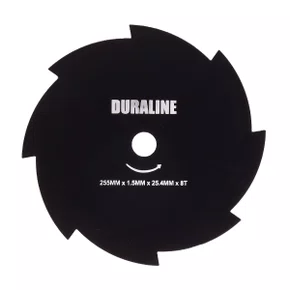 LAMINA P/ CORTAR GRAMA 8 DENTES FURO 20 MM.