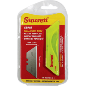 Lâmina Para Estilete Trapezoidal 19 mm - Ks01r Com 10 Peças - Starrett