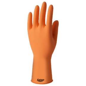 Luva Látex Plus Laranja - Sanro