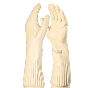 Luva Longatex Látex Natural Punho Antebraço Longo Danny