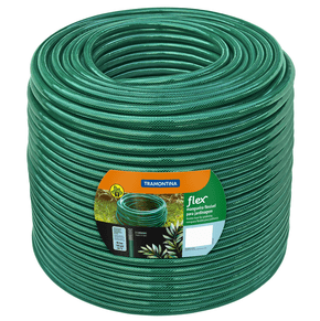 Mangueira Flex 1/2" Verde em PVC 3 Camadas (Preço Por Metro) - Tramontina