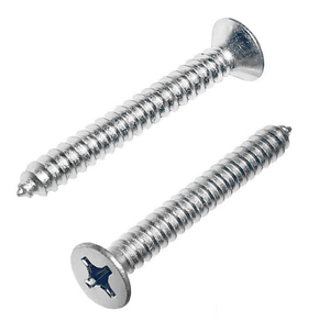 Parafuso Auto Atarraxante Cabeça Chata Inox (Preço Por Cento) - Belenus