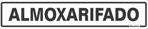 Placa Almoxarifado 05 X 25 Poliestireno - Sinalize