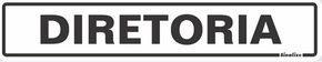 Placa Diretoria 05 X 25 Poliestireno - Sinalize