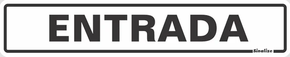 Placa Entrada 05 X 25 Poliestireno - Sinalize